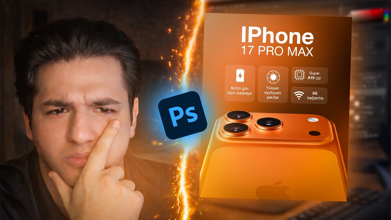 Sıfırdan Social Media Post Dizaynı - Photoshop tutorial