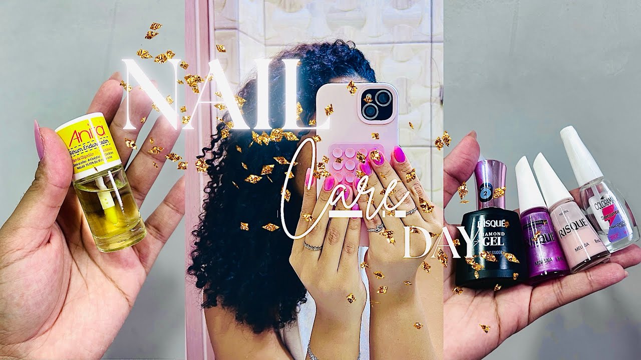 ROTINA DE CUIDADO COM AS UNHAS 💅🏽 #nails #nailscare #unhas 
