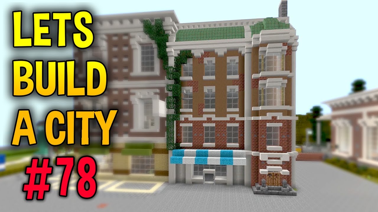 Lets Build A Minecraft City (78) - Old Town Building - How to Build a City