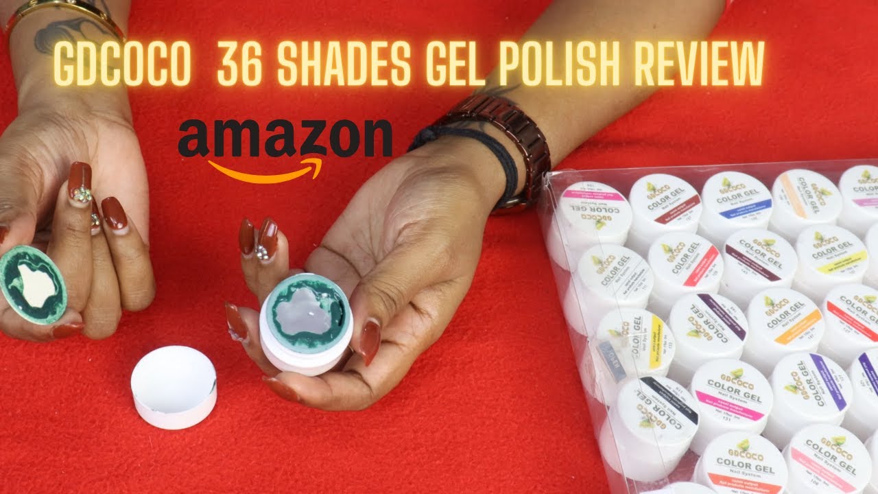 Amazon GDCOCO 36 SHADES GEL POLISH FULL REVIEW IN DETAIL