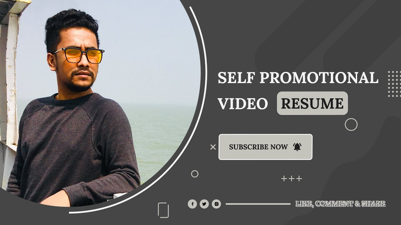 Self Promotion Video | Animation Resume For Motion Graphics Design