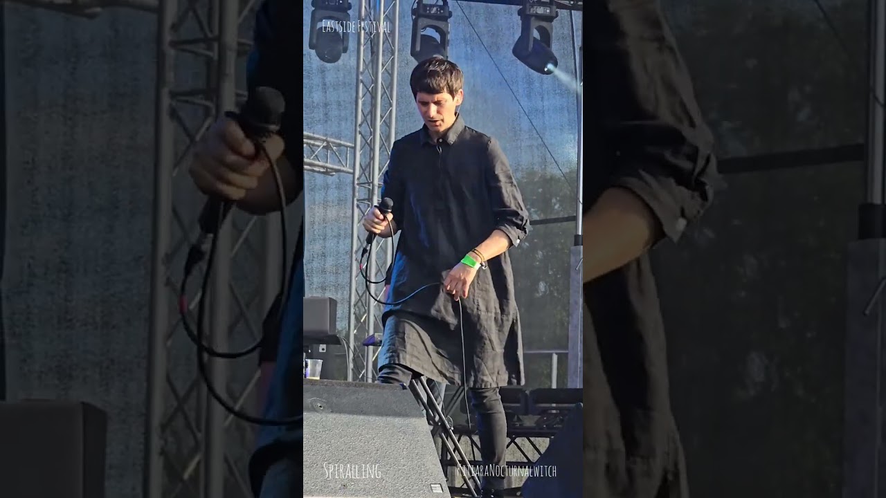 Isaac Howlett, of Empathy Test, performing his new single, SPIRALLING, at Eastside Festival 2025