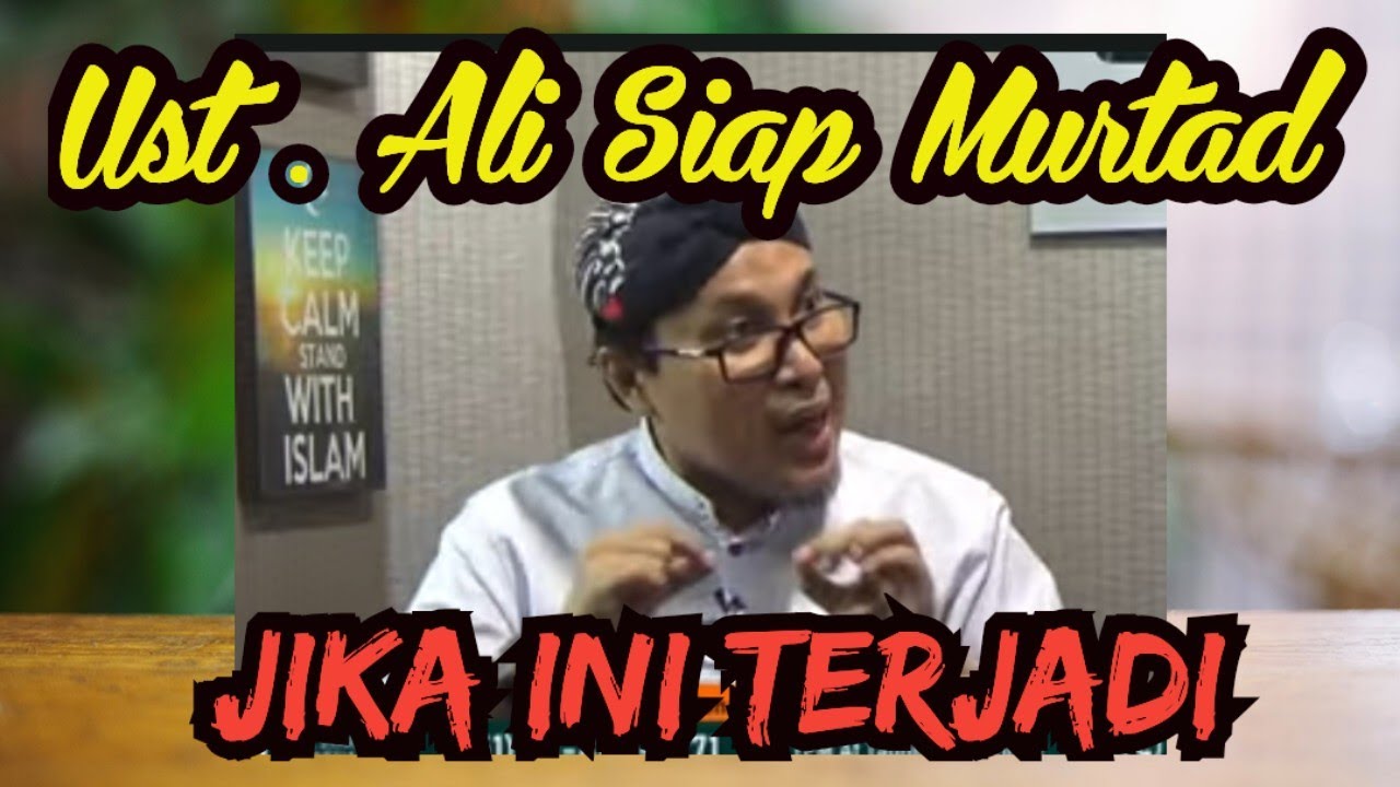 Ust. Menachem Ali Siap Murtad Lagi ! Jika Ini Terjadi 😭