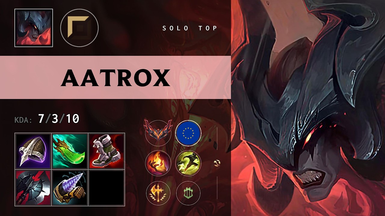 Aatrox Top vs Olaf - EUW Grandmaster Patch 26.11