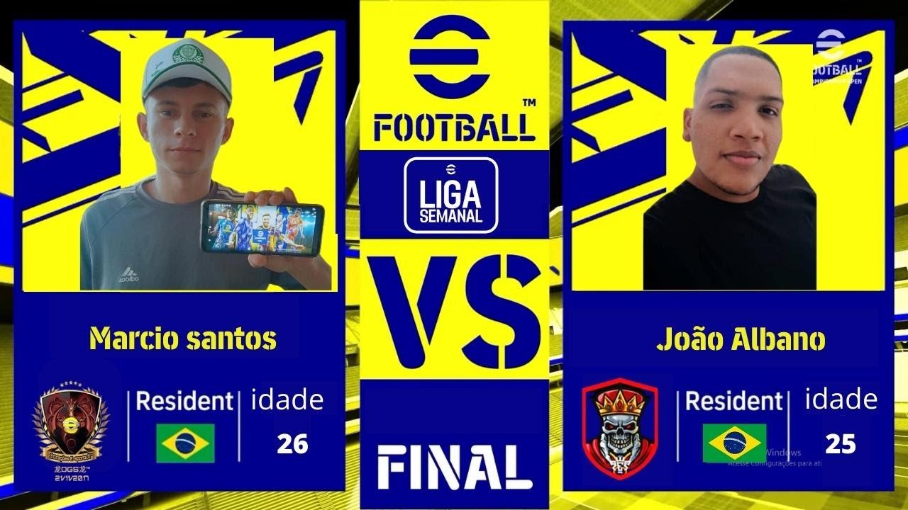 FINAL LIGA SEMANAL CHIKINESPORTS 6&ordf; EDIC&Atilde;O EFOOTBALL 22