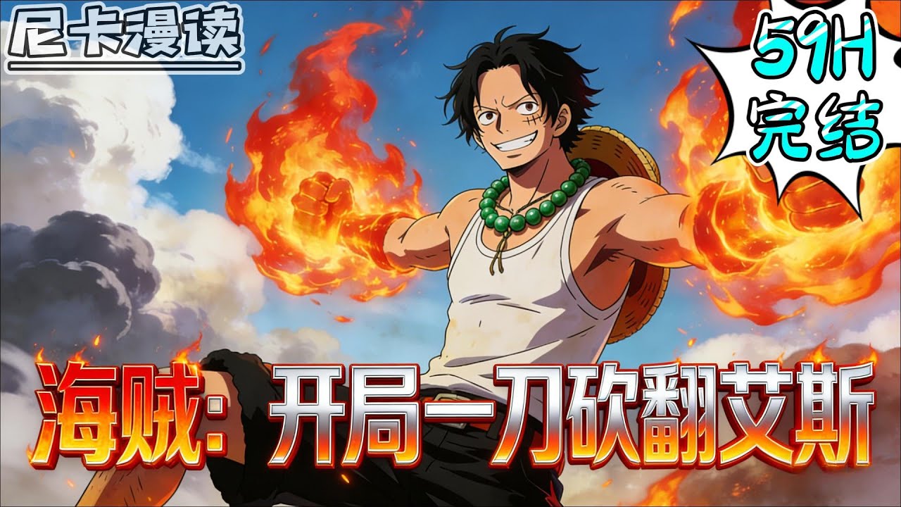 💥完结全集！《海贼：开局一刀砍翻艾斯》意外转生海贼世界，成为卡普手下的四小鬼之一，蹭酒十四年，激活最强模板系统！#热血 #動漫 #海贼王 #onepiece #有声书 #有声漫画 #一口气看完 #动漫