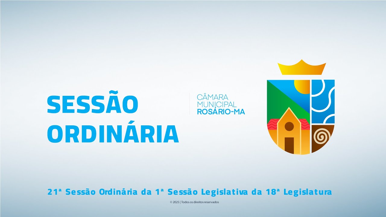 21ª Sessão Ordinária da 1ª Sessão Legislativa da 18ª Legislatura