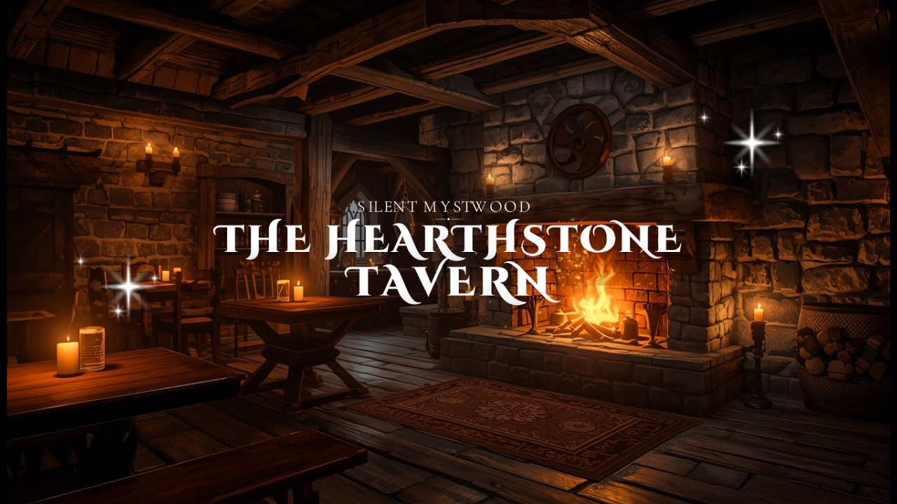 The Hollow Inn — Medieval Tavern Ambience 3 Hours | Celtic Music for Sleep & Study