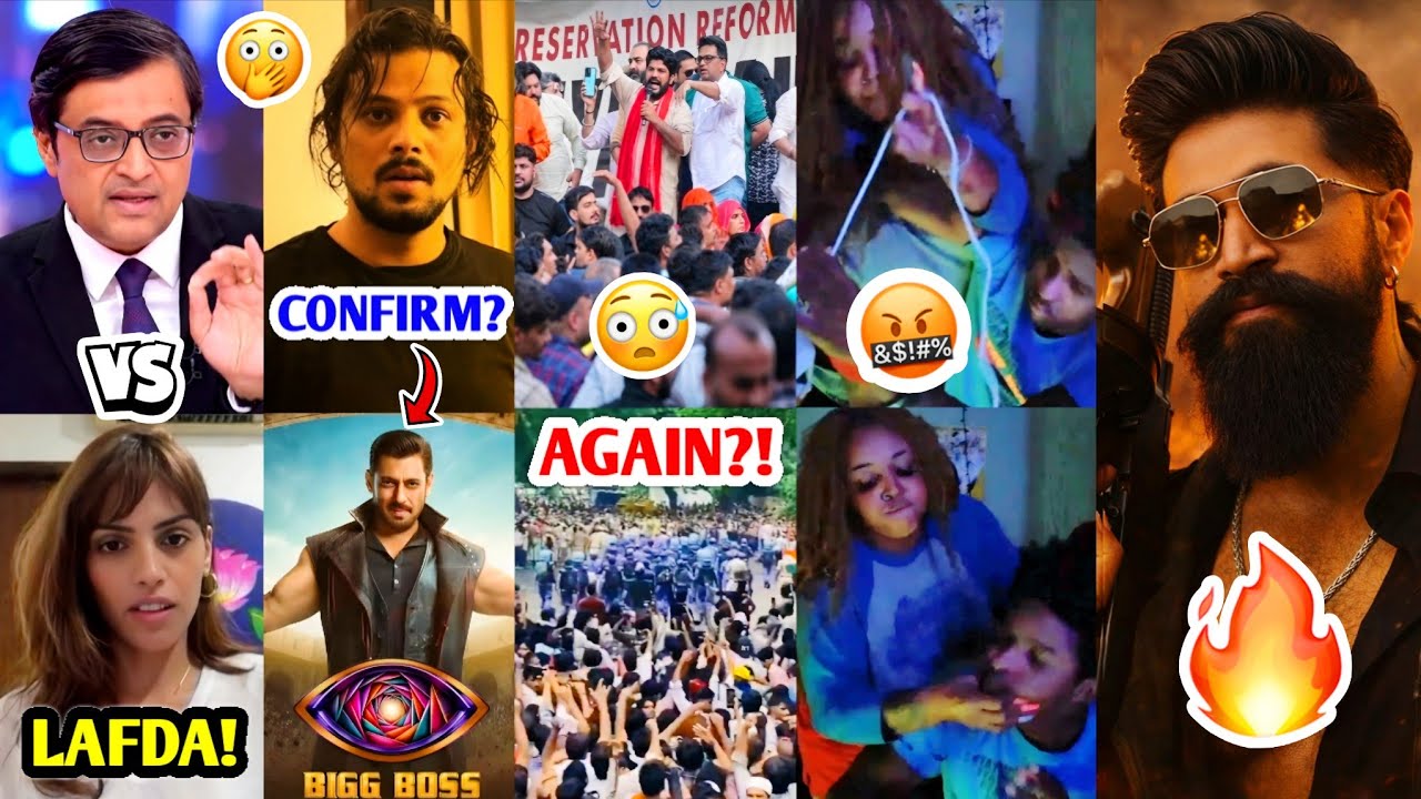MOST UNEXPECTED LAFDA! 😡💀 Reservation Hatao Andolan Protest, Zayn Bigg Boss, GTA 6 Leak, Toxic |