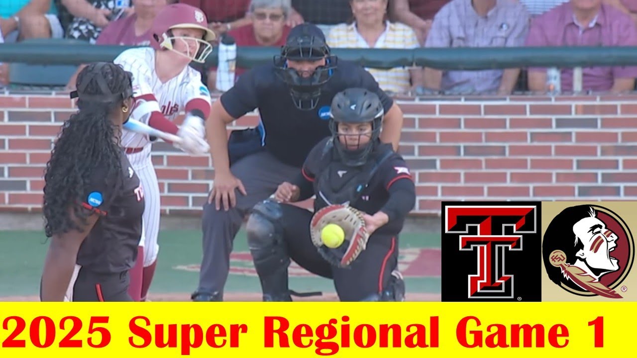 #12 Texas Tech vs #5 Florida State Softball Highlights, 2025 NCAA Super Regional Site 5 Game 1