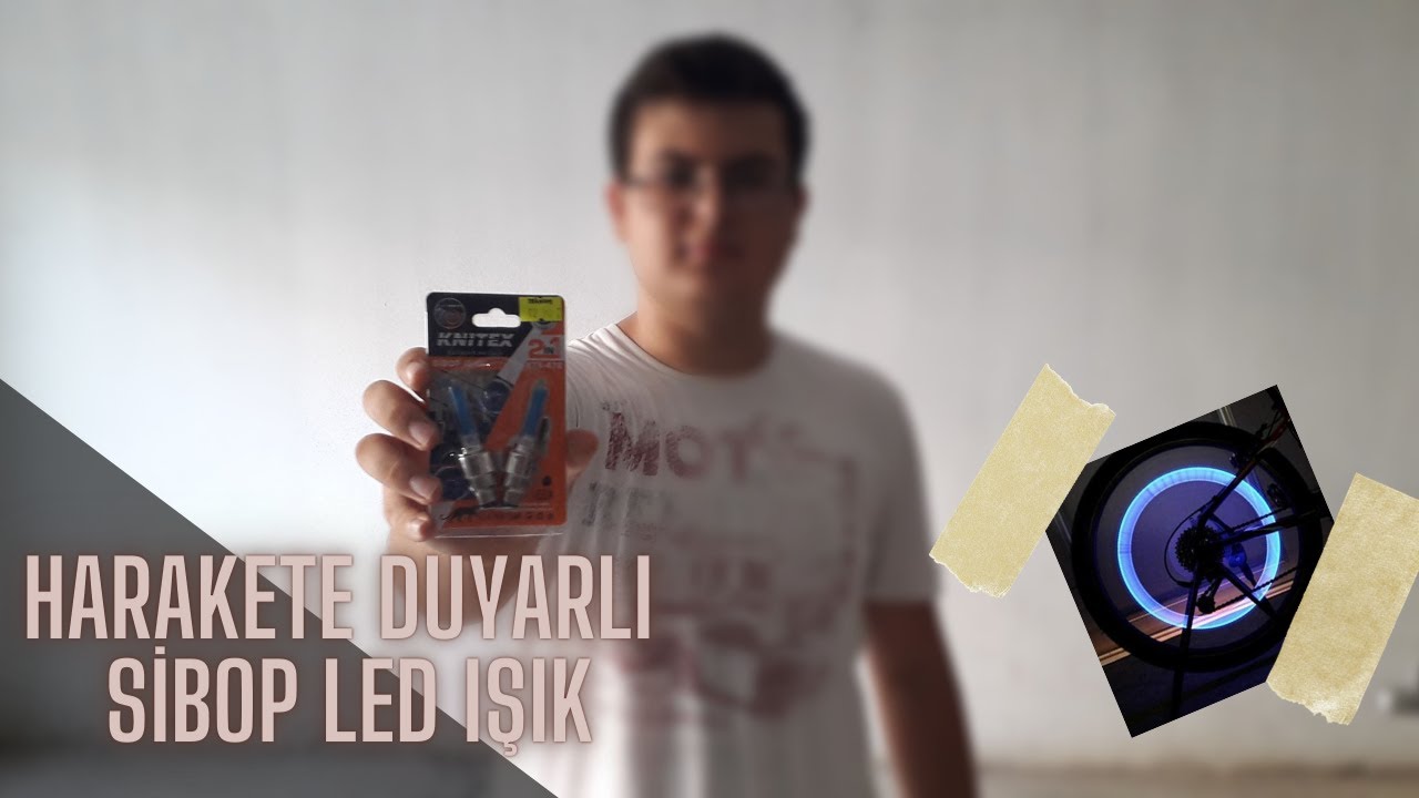 haraket sensörlü led sibop kapağı(Bisiklet aksesuarları)