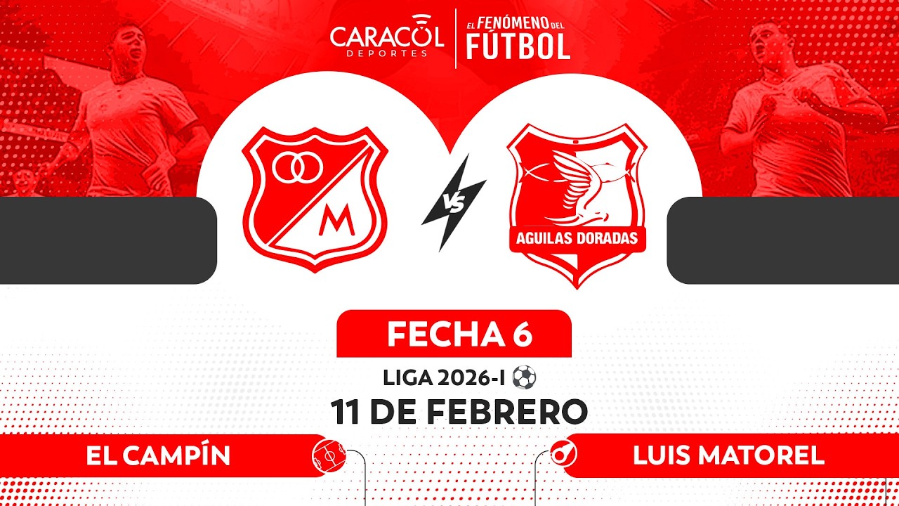 🔴 EN VIVO | MILLONARIOS Vs. ÁGUILAS – Liga 2026-I ⚽– FECHA 6
