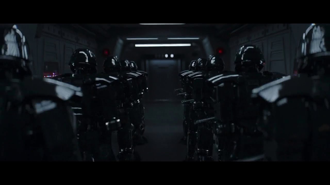 Luke Skywalker Hallway Scene  RE-EDITED w/ Luke's Fight Theme | The Mandalorian