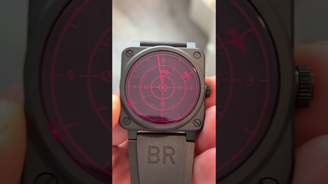 Керамические часы Bell & Ross Red Radar