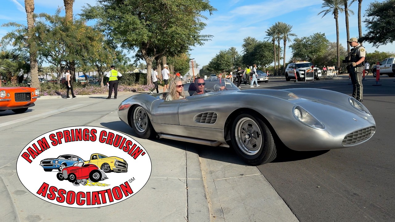 Classic Cars Leaving the Dr. George Show 2026