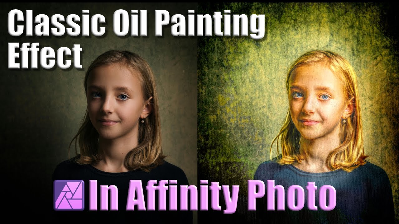 Красивый эффект классической масляной живописи в Affinity Photo 2