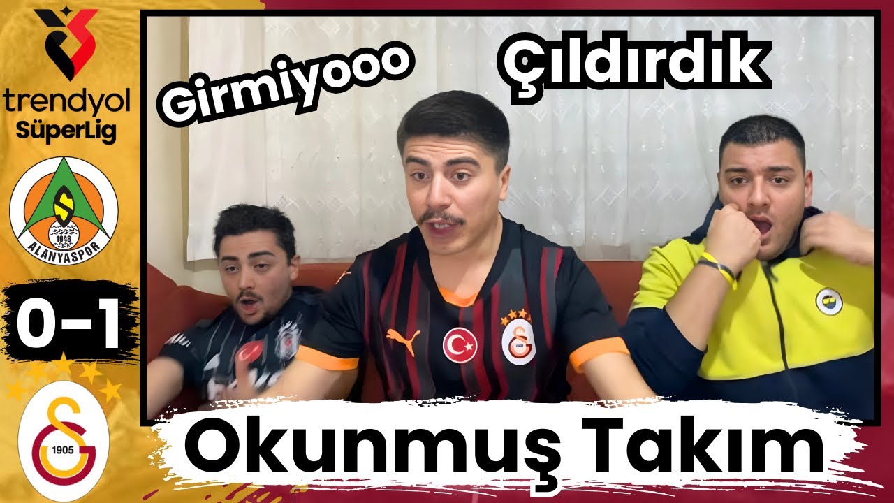 FENERLİ BEŞİKTAŞLI KAFAYI YEDİ ! ALANYASPOR 0-1 GALATASARAY MAÇINI İZLEDİK ! #galatasaray 