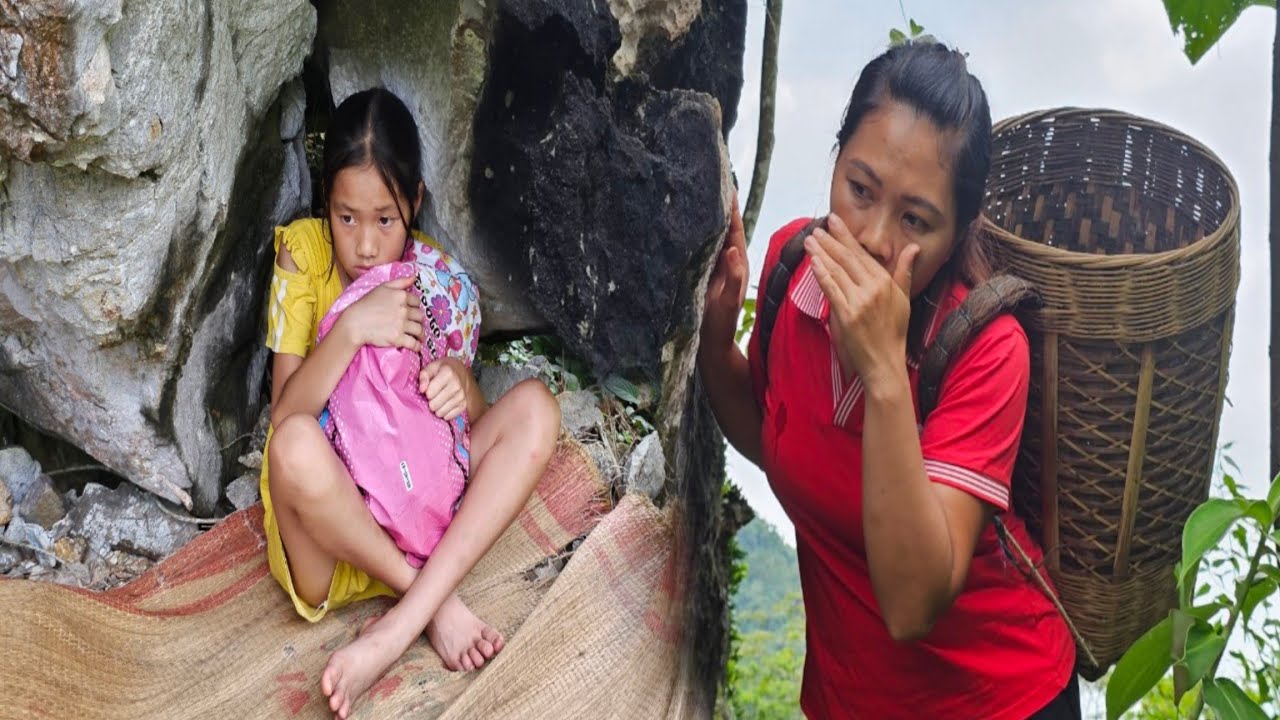 Ly suddenly discovered a poor 8-year-old girl - Appearing near a cave