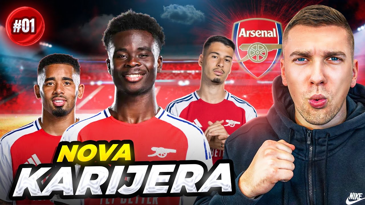 POSTAO SAM TRENER ARSENALA U NOVOJ KARIJERI U FC 25 ! ARSENAL KARIJERA #1