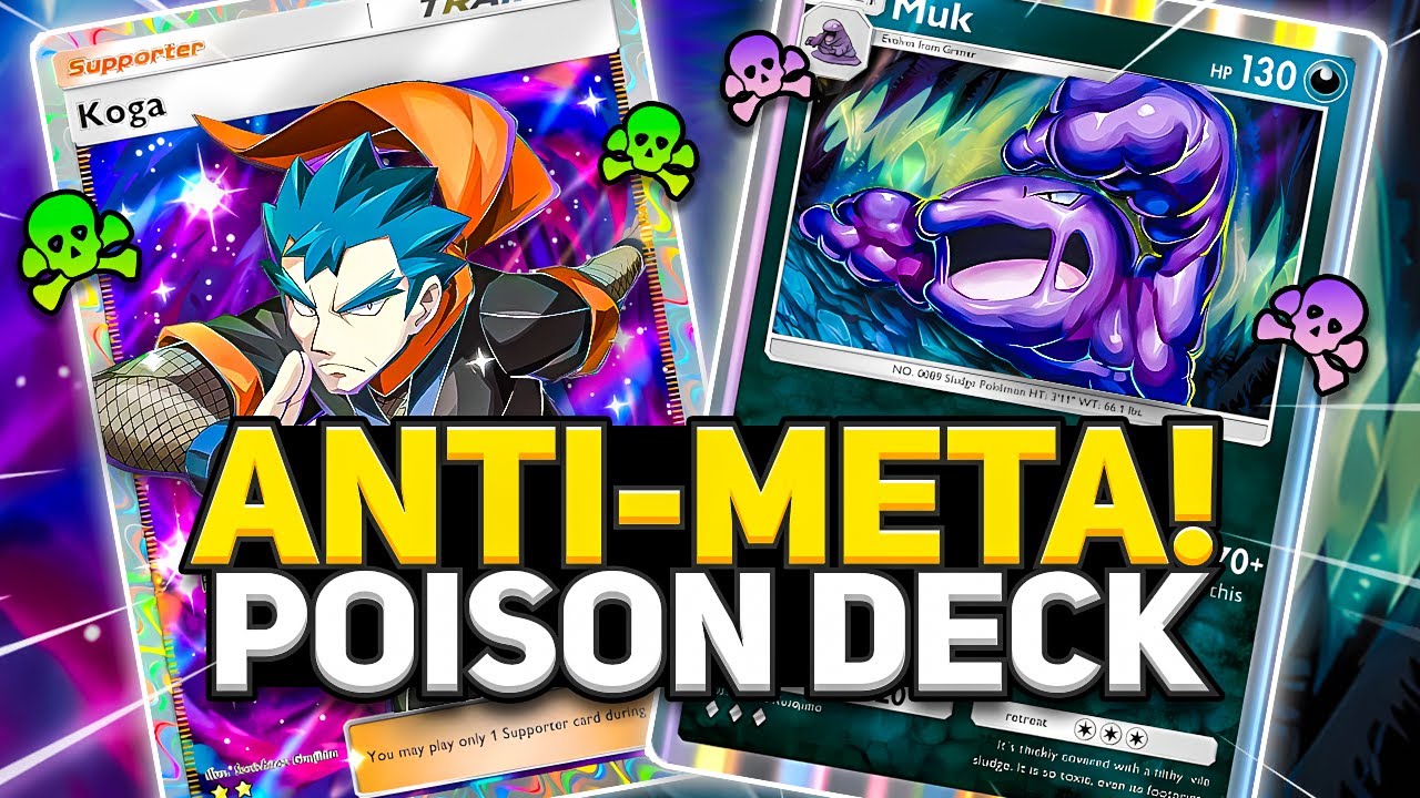 This Koga Deck is A SLEEPER META!!!【Pokemon TCG Pocket】