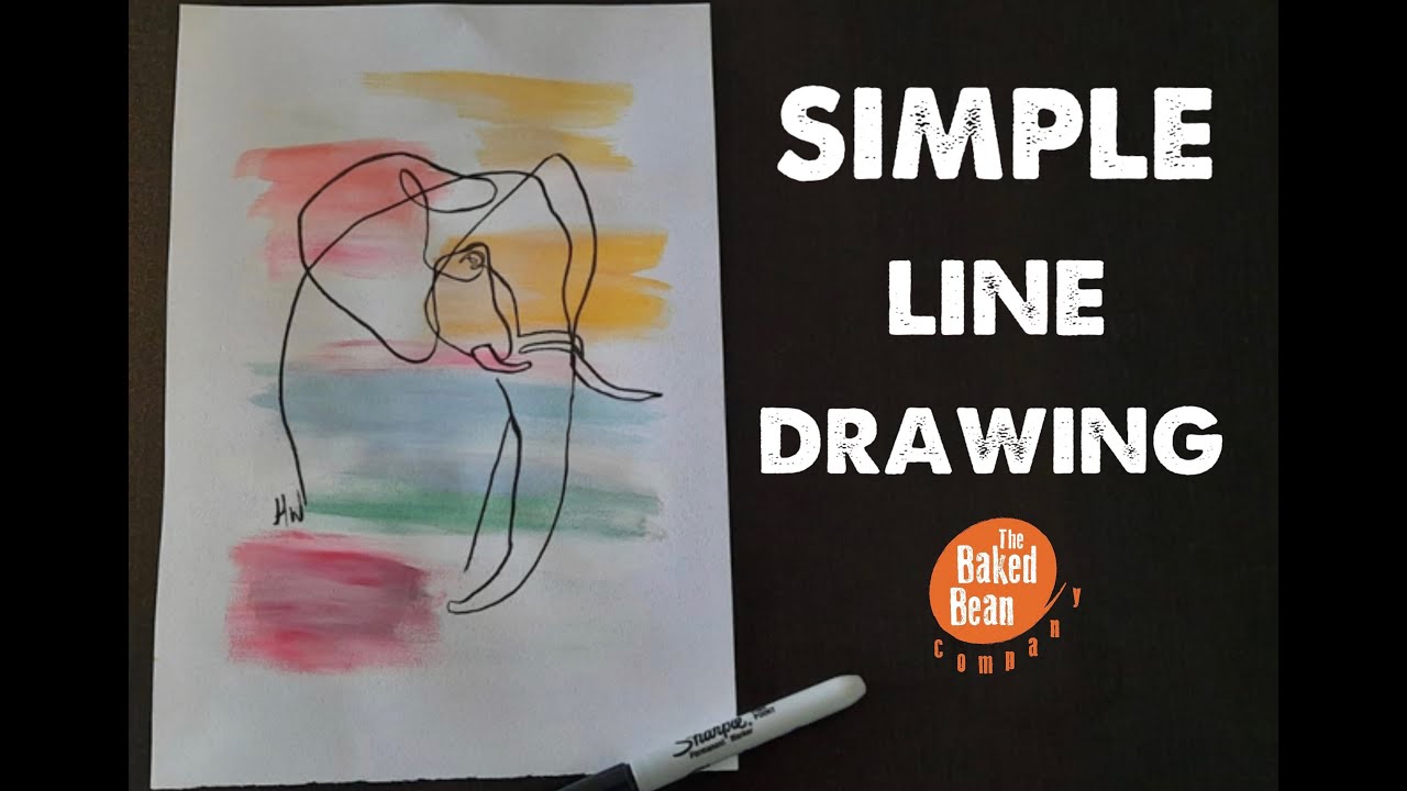 Simple Line Drawing Tutorial | The Baked Bean Company Online
