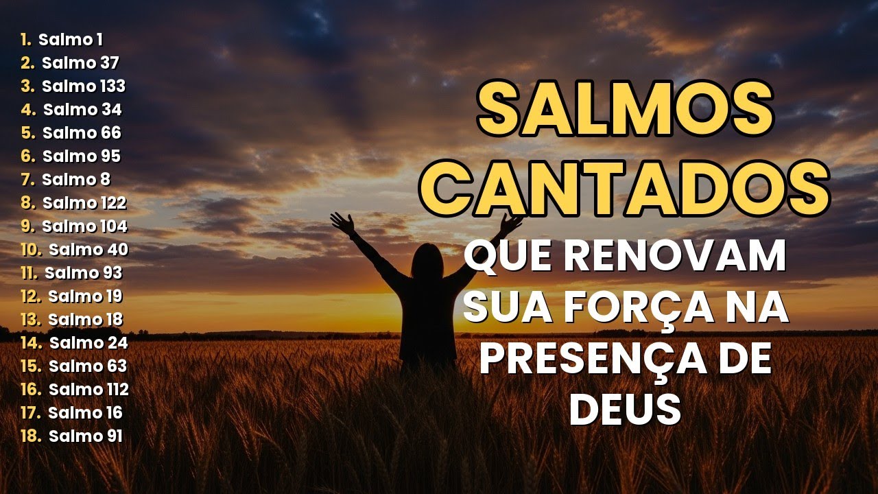 Louvores Inspirados nos Salmos | 1 Hora Para Sentir Deus Perto de Você
