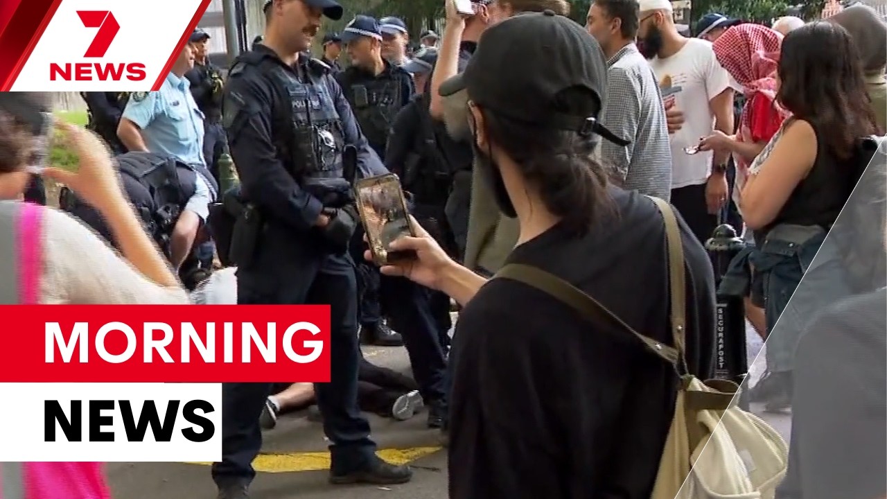 Israeli president's visit sparks Sydney clashes | 7NEWS