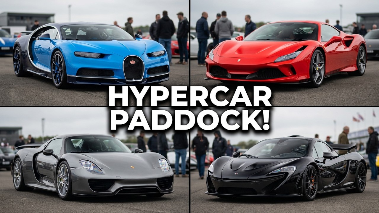 Super / Hyper car Paddock Great Leigh's car meet #bugatti #Ferrari #Porsche #supercar #hypercar