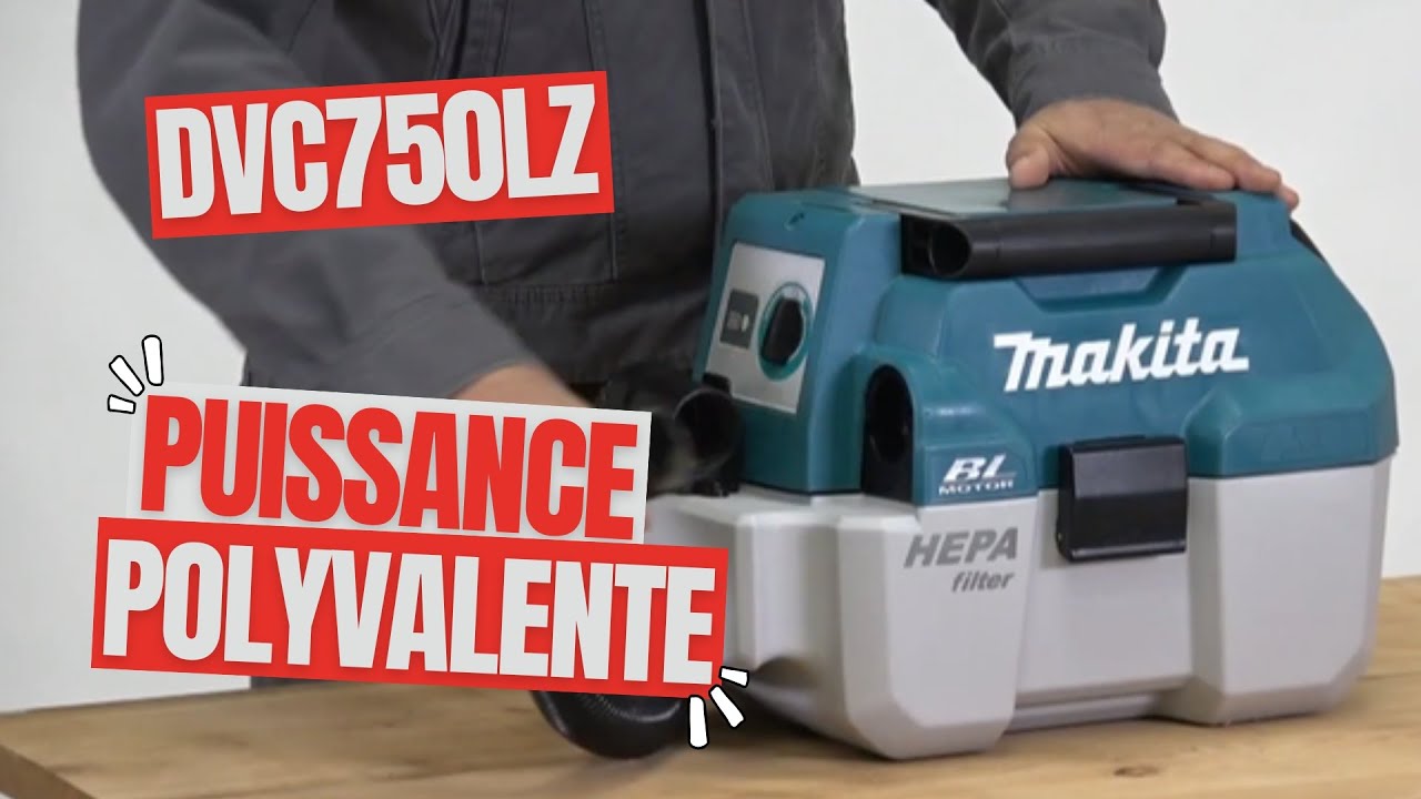 Découverte de l'Aspirateur Makita 18V : Puissance et Polyvalence pour Nettoyage Sec et Humide