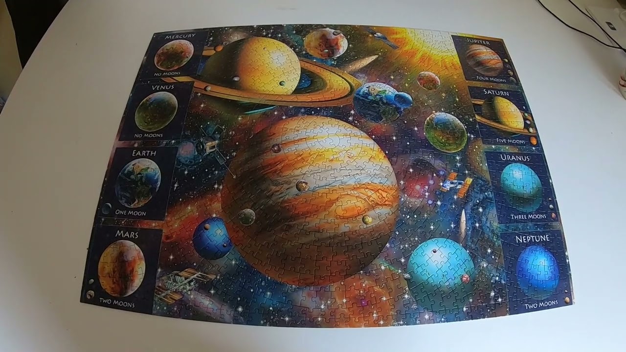 Time Lapse Puzzle Trefl Układ słoneczny / Solar system 1040