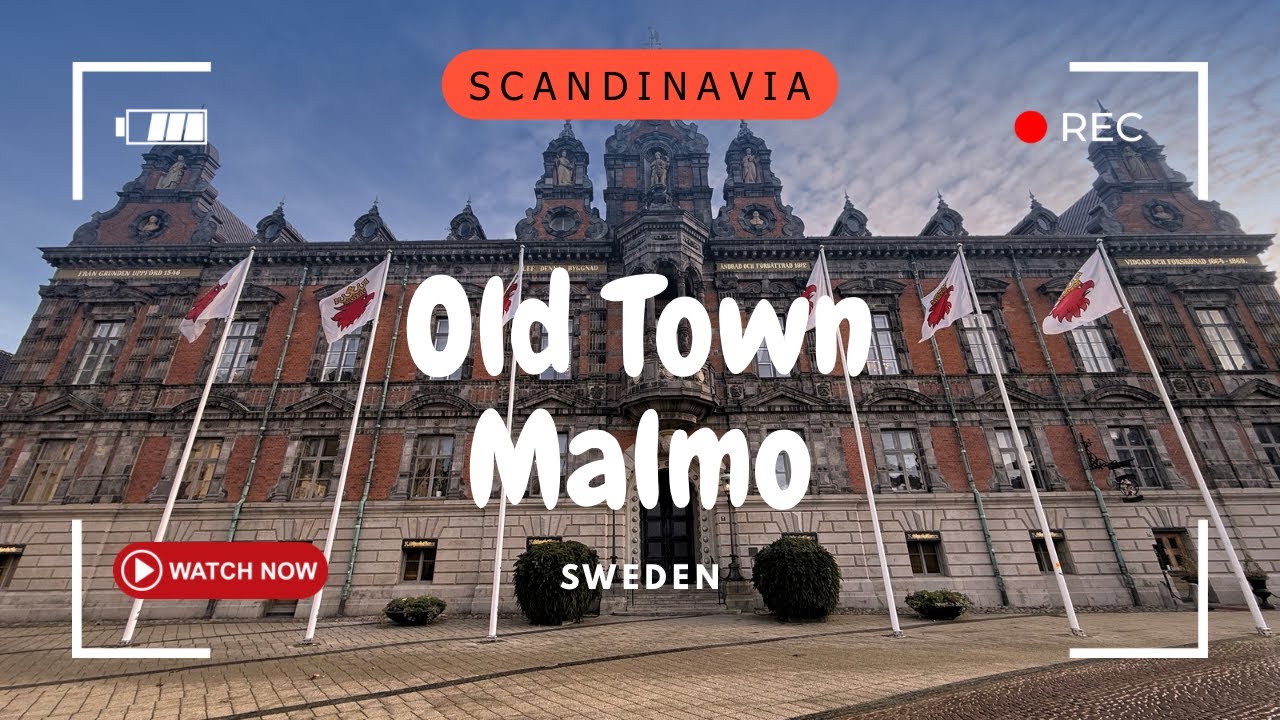 Walking Old Town in Malmo Sweden