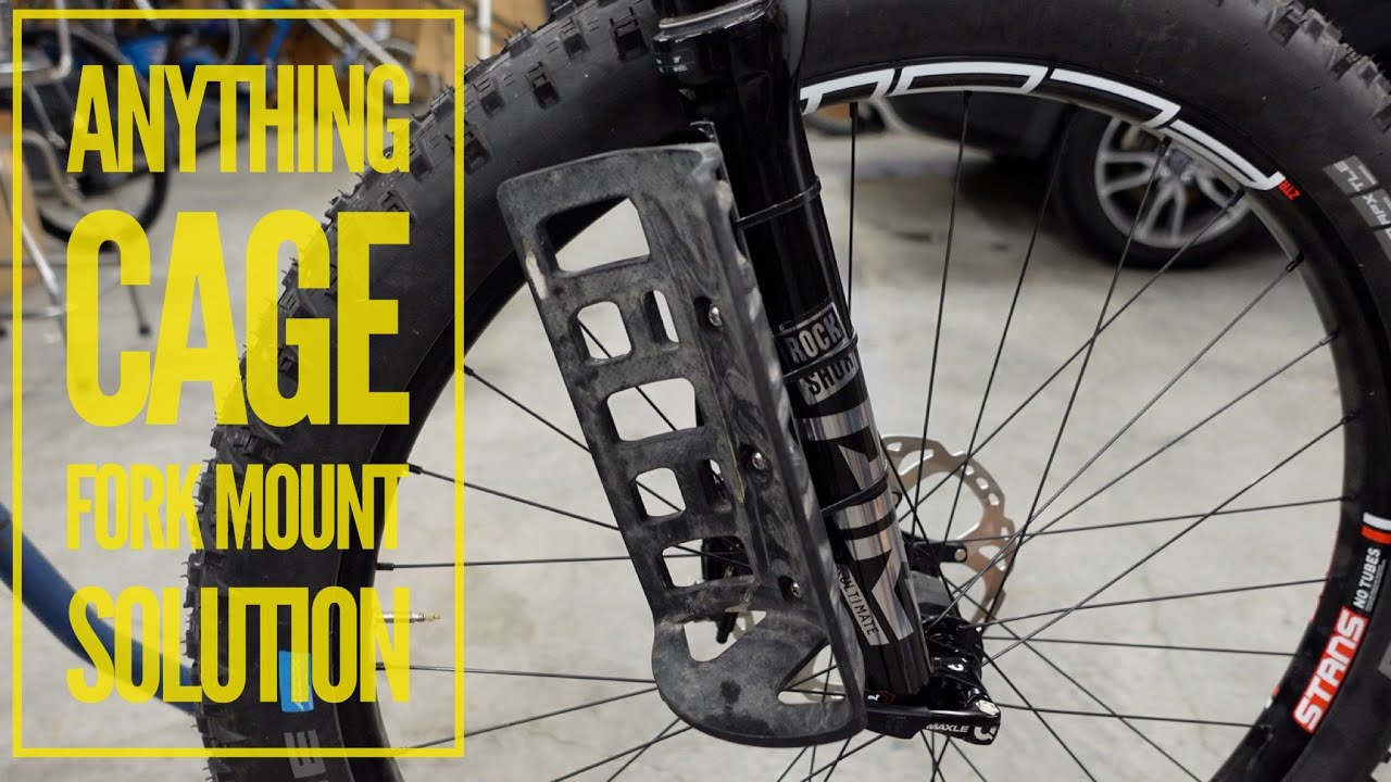 Adding An Anything Cage Mount To Suspension Fork