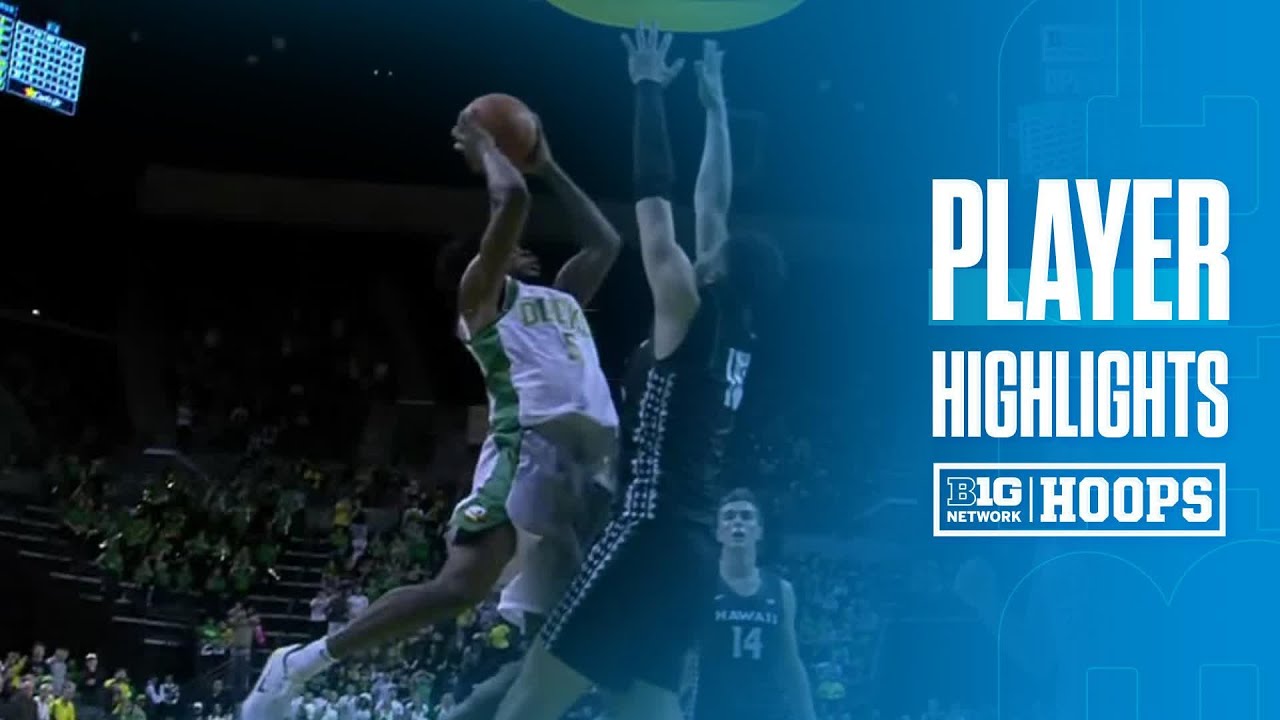 Takai Simpkins Highlights vs. Hawaii | Oregon Basketball | 11/04/2025