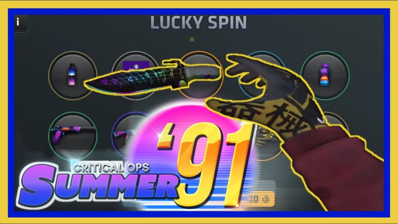🏖️Summer '91 event LUCKY SPIN | Critical Ops(illegal info)(REAL LEAKS)
