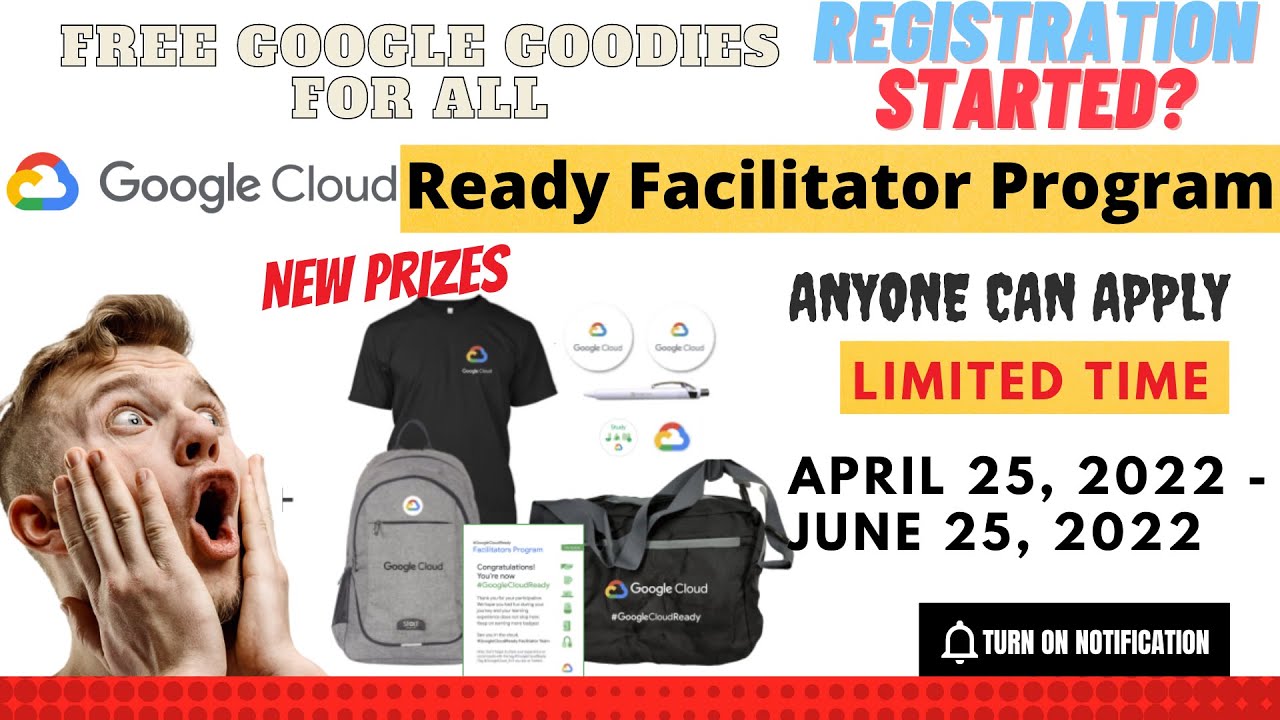 Google Cloud Ready Facilitator Program 2022 Details Full Guide |  Win Free Goodies + Skill Badges |