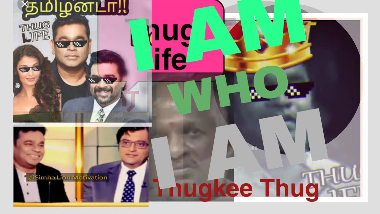 Top 5 Thuglife ArRahman l Aiswarya Rai l R Madavan l Arnab l rajavkuja l thugk.thug l Gousu 😂 bekkoo