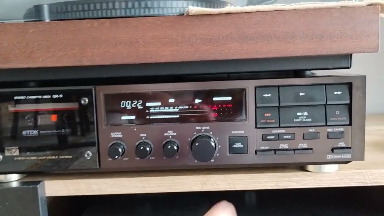Magnetofon deck 3 głowicowy Akai GX-6, wygląd i działanie.