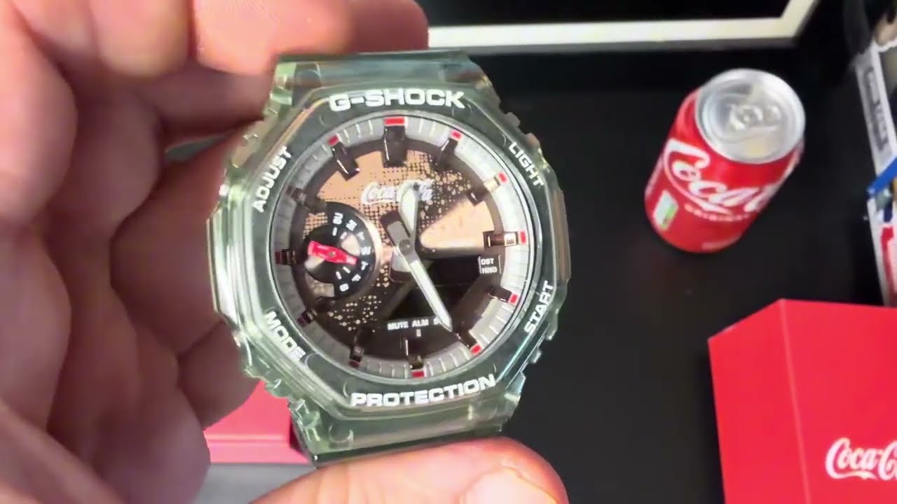 1min review G shock x Coca cola 140th anniversary collab. 