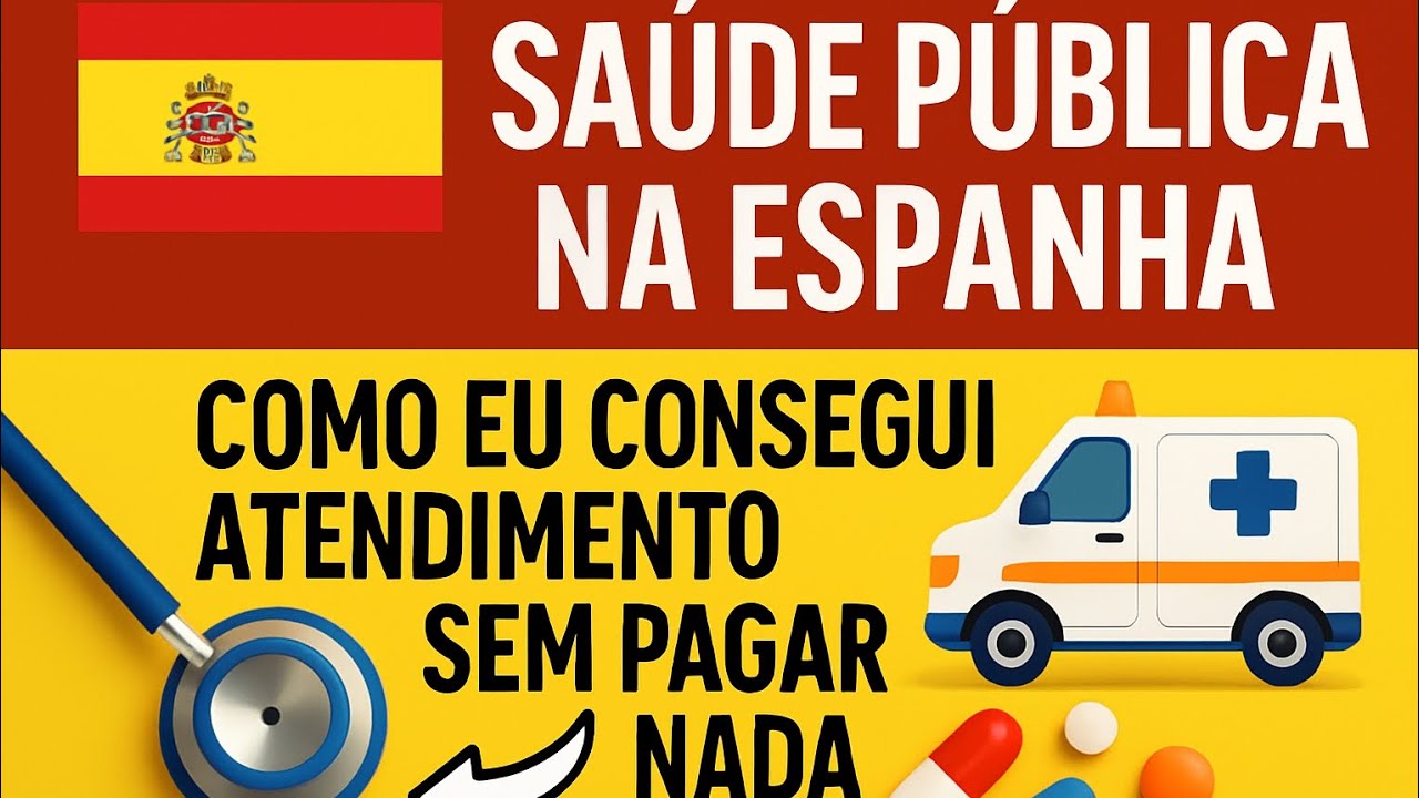 🇪🇸 SA&Uacute;DE P&Uacute;BLICA na ESPANHA, como funciona? Minha experi&ecirc;ncia no posto de sa&uacute;de!