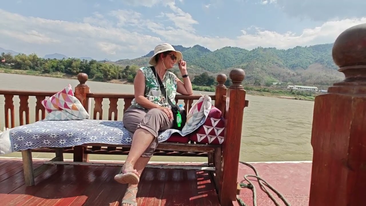 Karen on the Mekong 
