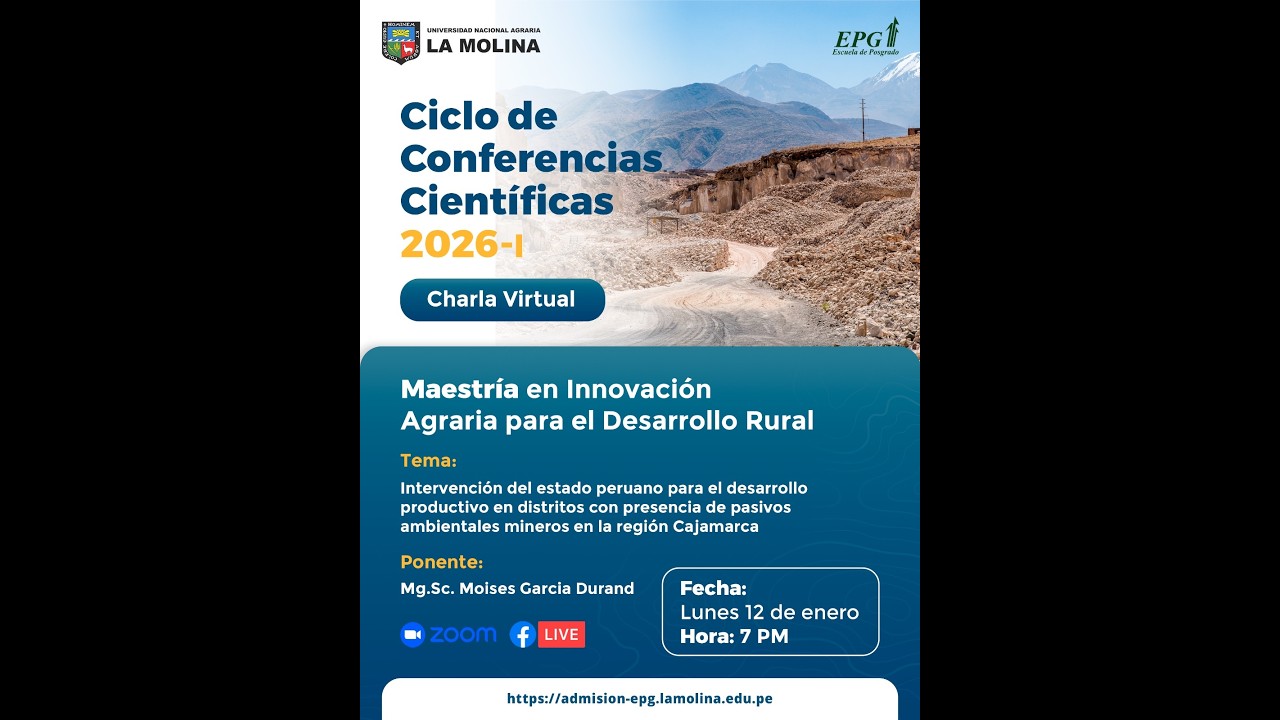 Maestría en Innovación Agraria para el Desarrollo Rural