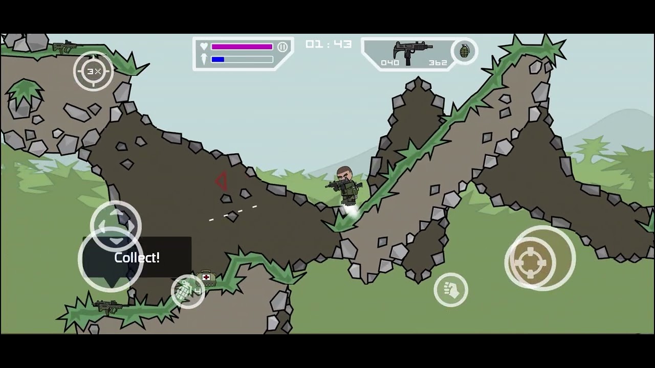 Mini Militia #gameplay #gaming #minimilitia #gammer 