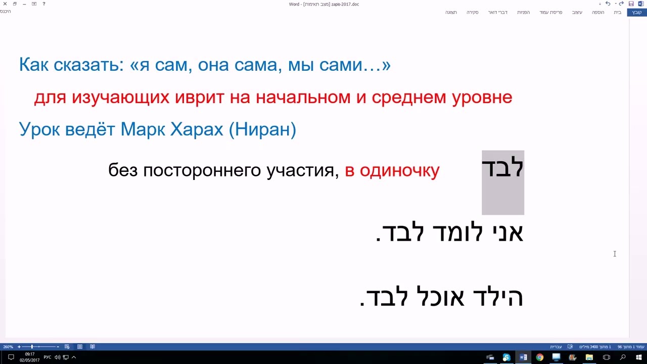193 Как сказать на иврите 