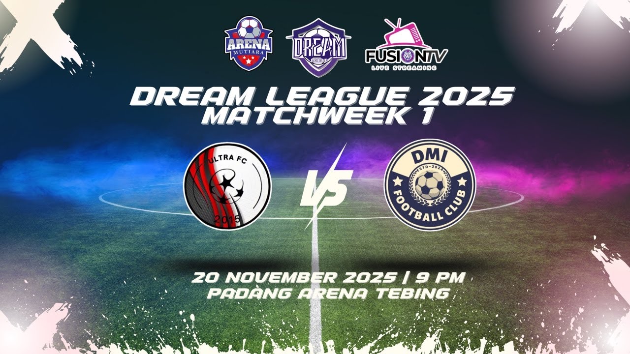 🔴 LIVE DREAM LEAGUE 25 : ULTRA FC VS DMI FC