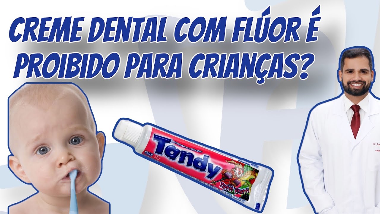 Creme dental com ou sem flúor? Como deve ser a pasta de dente do(a) seu filho(a)? Tudo nesse vídeo!