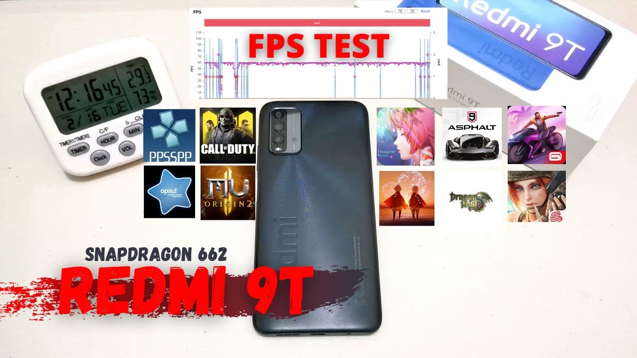 Redmi 9T Gaming Test Handcam Part 2 - Which Games Can It Run?