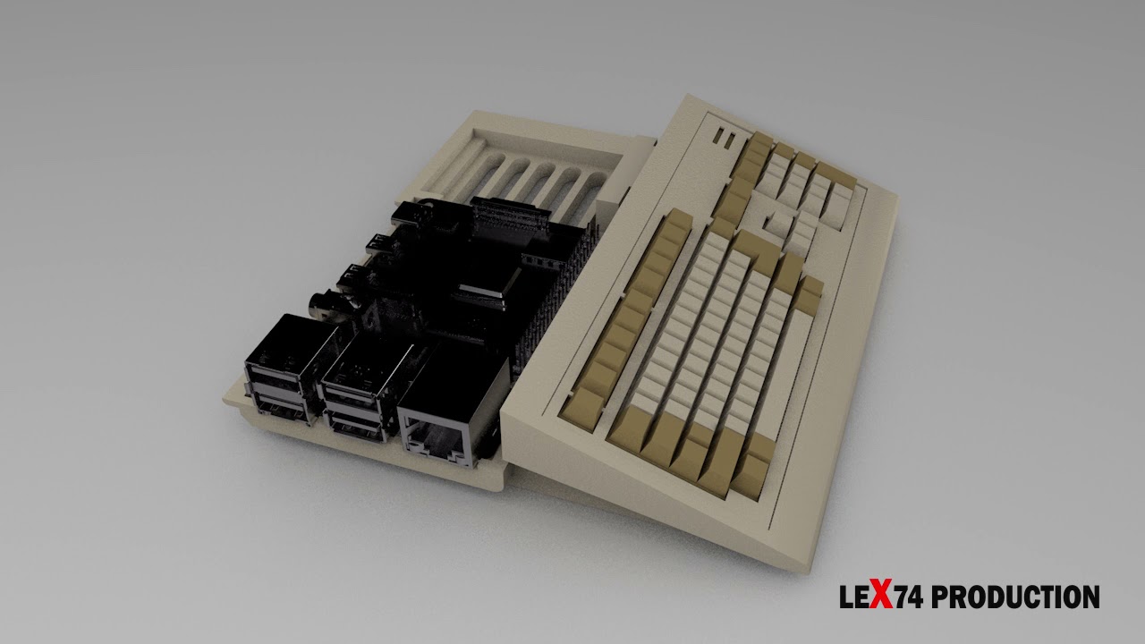 RASPBERRY PI4 AMIGA 500 CASE