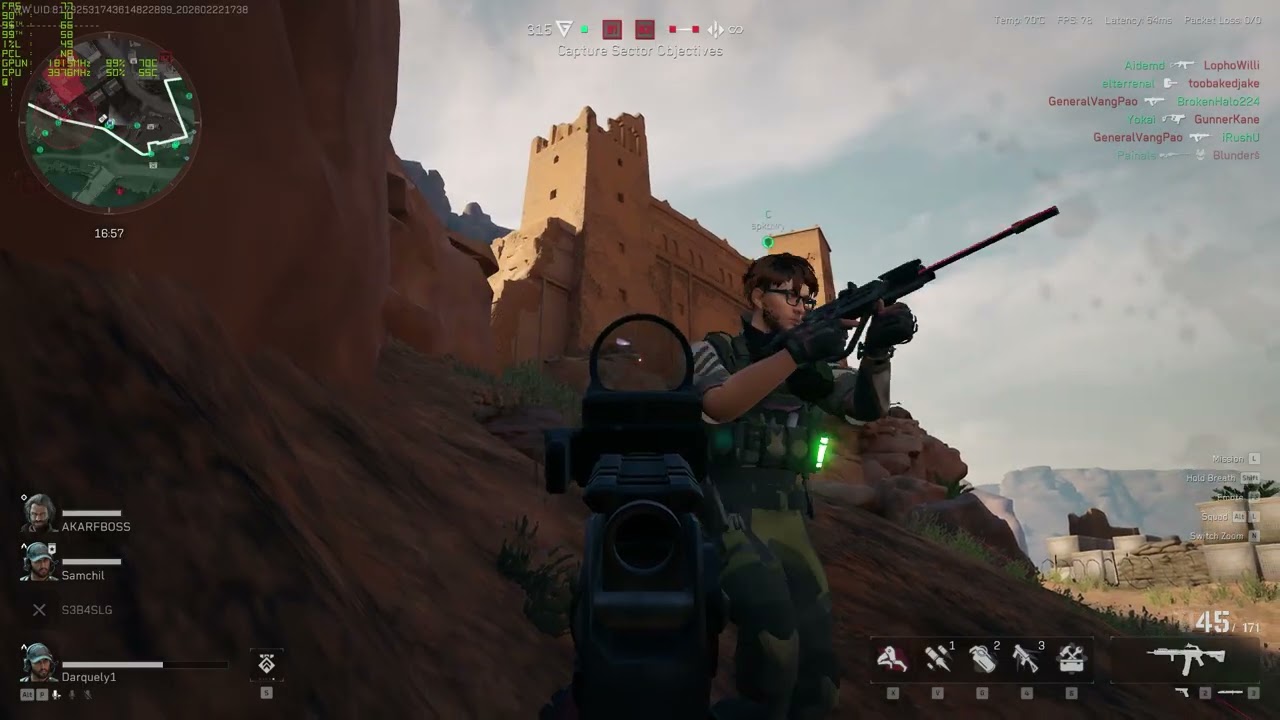 Delta Force GTX 1650 FPS Test In 1440 Low Settings