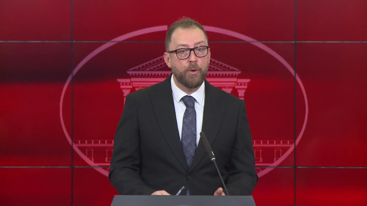 Konferencë për shtyp e ministrit për Kulturë, Zoran Ljutkov (AL)