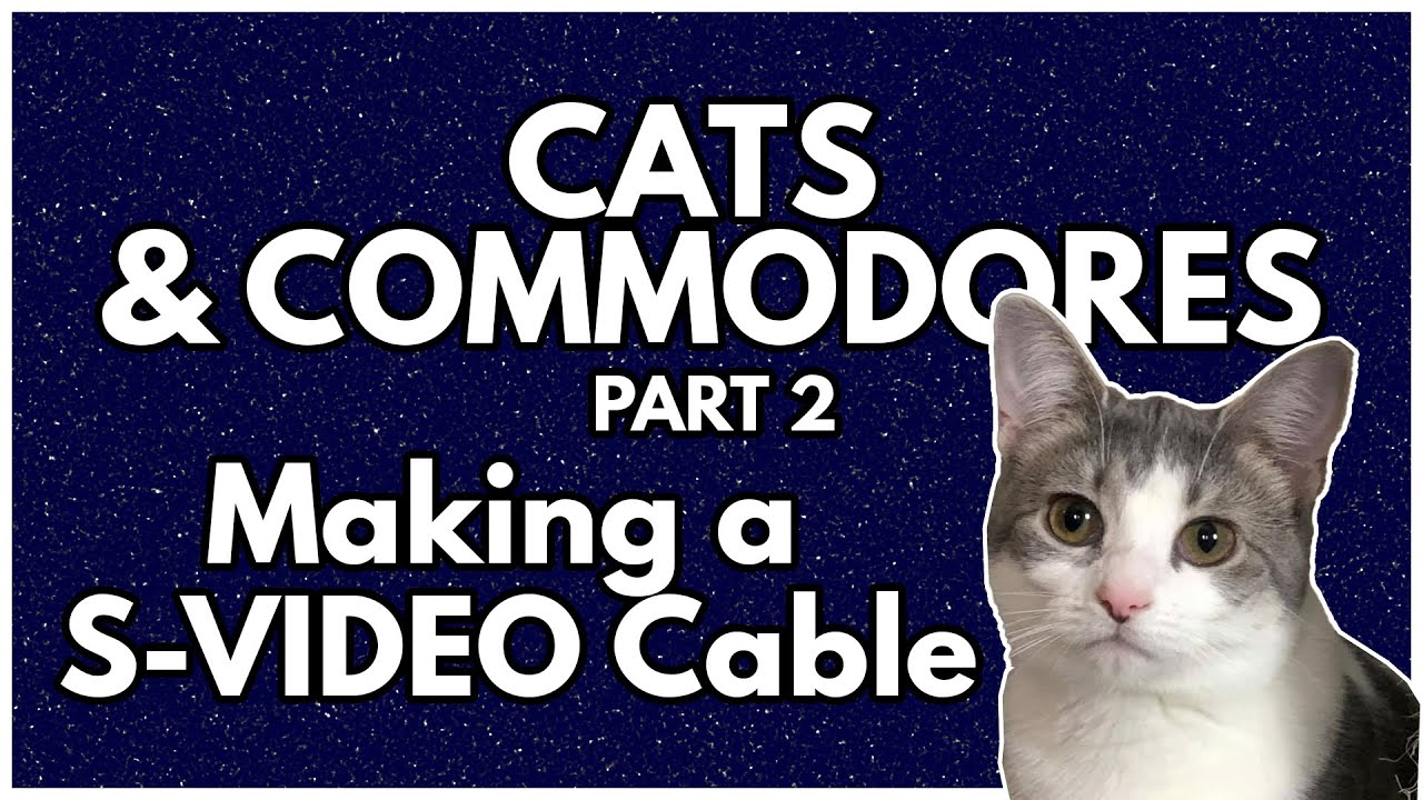 Making a C64 8 Pin Audio/S-Video Cable